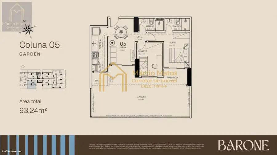 Imagem APARTAMENTO PARA VENDA EM VILA VELHA, JOCKEY DE ITAPARICA, 2 DORMITÓRIOS, 1 SUÍTE, 2 BANHEIROS, 1 VAGA