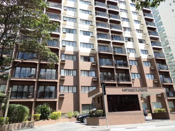 Imagem Flat disponível para venda no Saint Moritz Flat Service, com 48m², 1 dormitório e 1 vaga