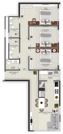 Imagem Ilha Bella - Apartamento à venda no bairro Navegantes - Capão da Canoa/RS