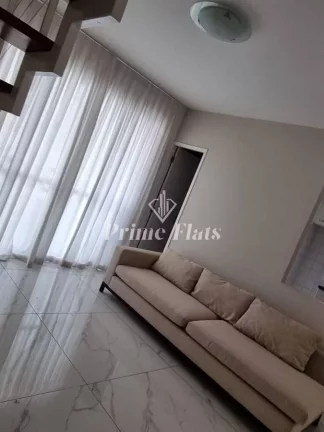 Foto do imóvel Flat disponível para venda no Twin Towers Ibirapuera, com 70m², 1 dormitório e 1 vaga de garagem em Alameda dos Jurupis