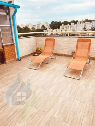 Imagem Cobertura, 2 dorms, 2 banheiros, 121 m², 1 vaga - Suisso - SBC/SP