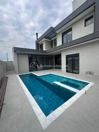 Imagem Casa à venda em condomínio completo em Paulínia, com projeto moderno, ambientes amplos e excelent...