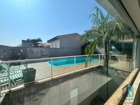 Imagem Casa moderna, 04 quartos c/suítes, piscina, área de laser em São Miguel do Oeste PR