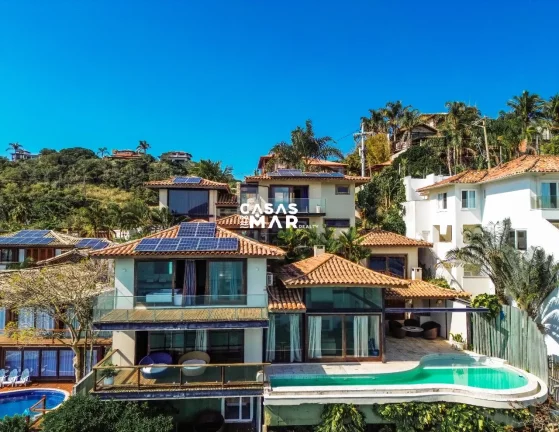 Foto do imóvel Casa Frente Mar de Luxo em Búzios-RJ: 5 Suítes, 3 Salas, 8 Banheiros, 3 Vagas, 400m².