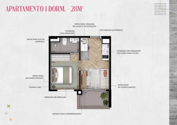 Imagem DO IT PAULISTA - DIRECIONAL - Studio de 24m² (NR) no coração de SP, ótimo para morar ou investir!!