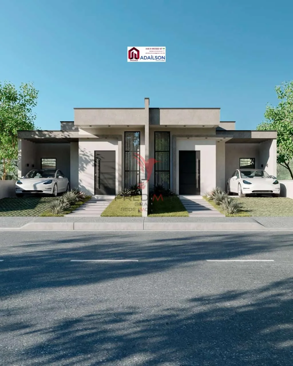 Imagem Lançamento,Casa Térrea no Rio Vermelho ,3 Quartos, 1 Suíte, 2 Vagas , Churrasqueira
