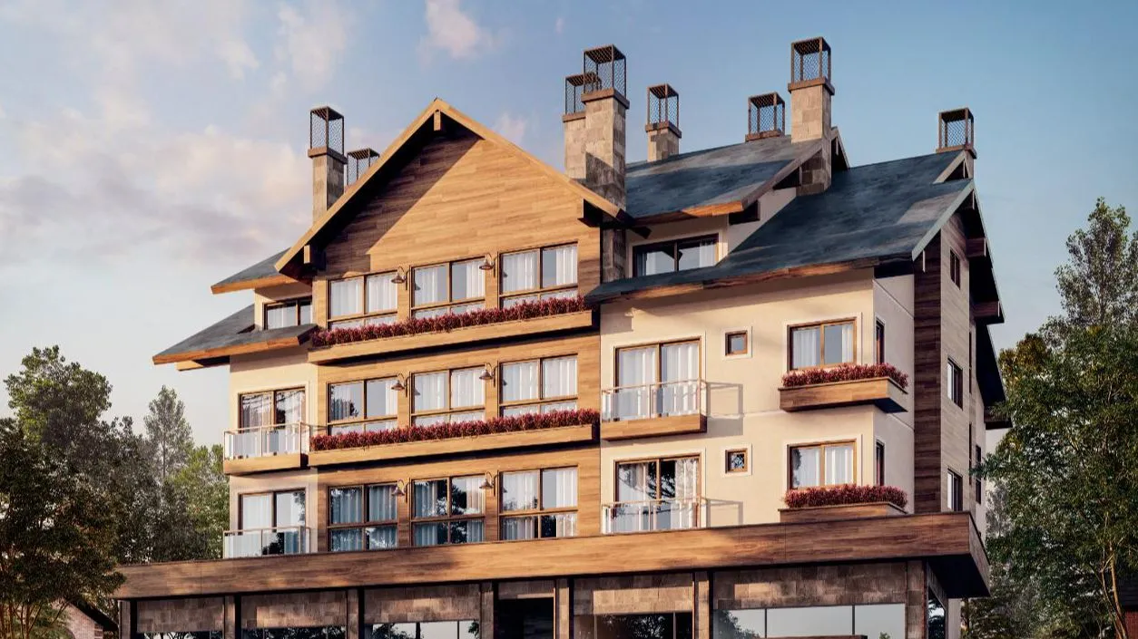 Foto do imóvel Apartamento à venda em Gramado, Centro, com 1 quarto, 55m2
