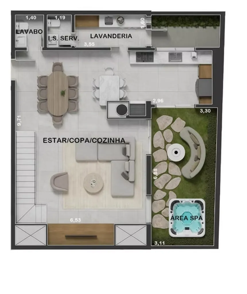 Imagem COBERTURA RESIDENCIAL em Curitiba - PR, Ahú