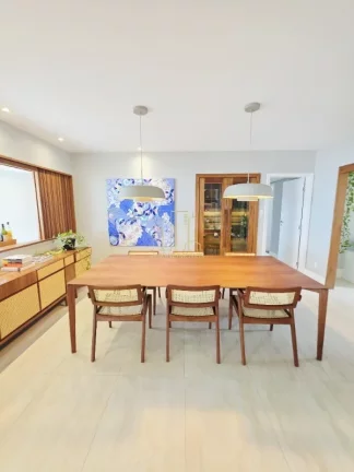 Imagem Apartamento de alto padrão vista mar com quatro suítes home theater varanda gourmet a venda no Horto Florestal