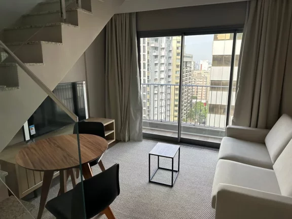 Imagem Studio à venda em São Paulo, Cerqueira César, com 1 quarto, 31,31m2