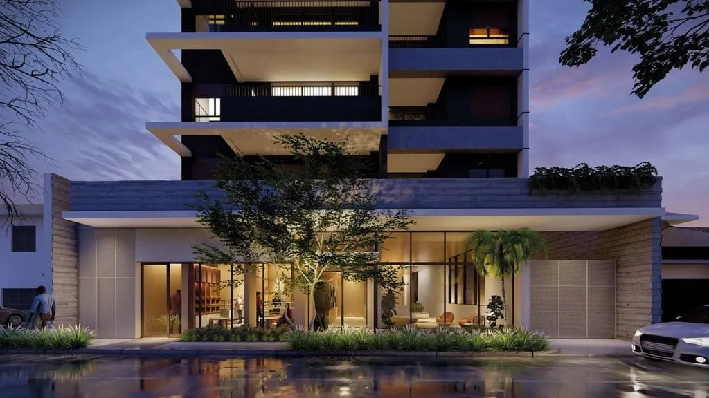 Imagem Com um conceito contemporâneo, o projeto arquitetônico do Walk Bittencourt combina design e requin...