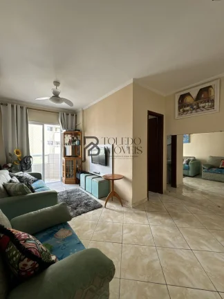 Imagem Apartamento PORTEIRA FECHADA, 01 dormitório, com sacada e 41 m² de área útil - LAZER COMPLETO - Mirim/PG