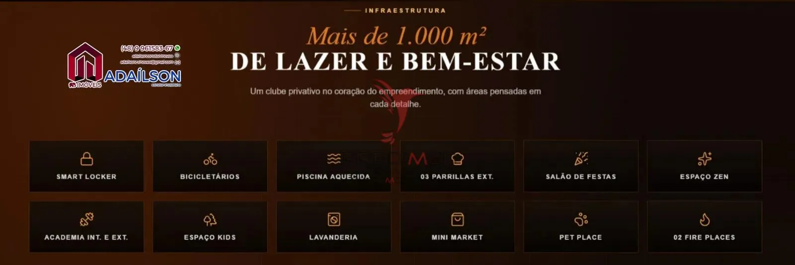 Imagem Unidades habitacionais do Icone Residence Florianópolis SC Brasil