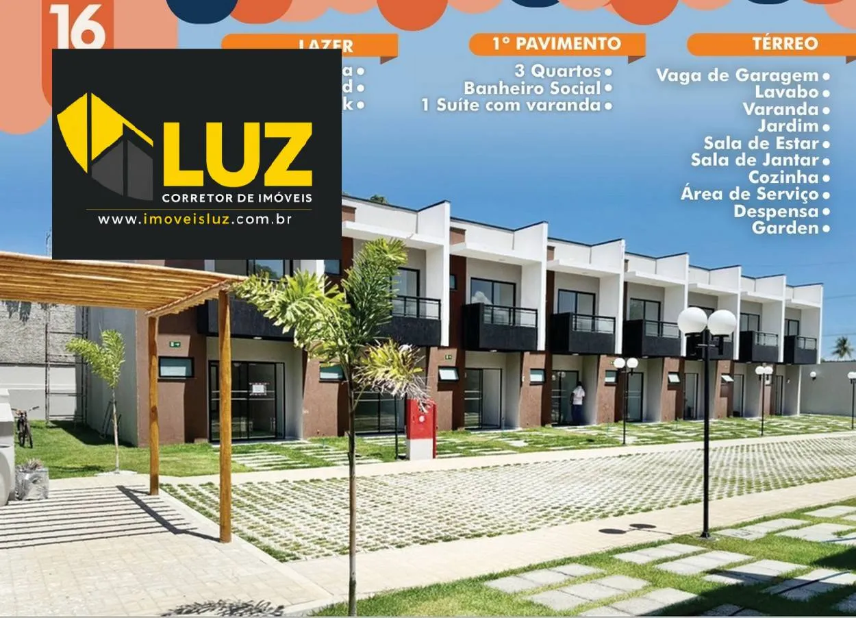 Imagem ICARAÍ VILLAGE SOL - CONDOMÍNIO FECHADO DE CASAS DUPLEX EM CAUCAIA