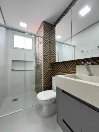 Imagem Apartamento mobiliado com 3 dormitórios sendo 2 suítes e 2 vagas de garagem em Itajaí