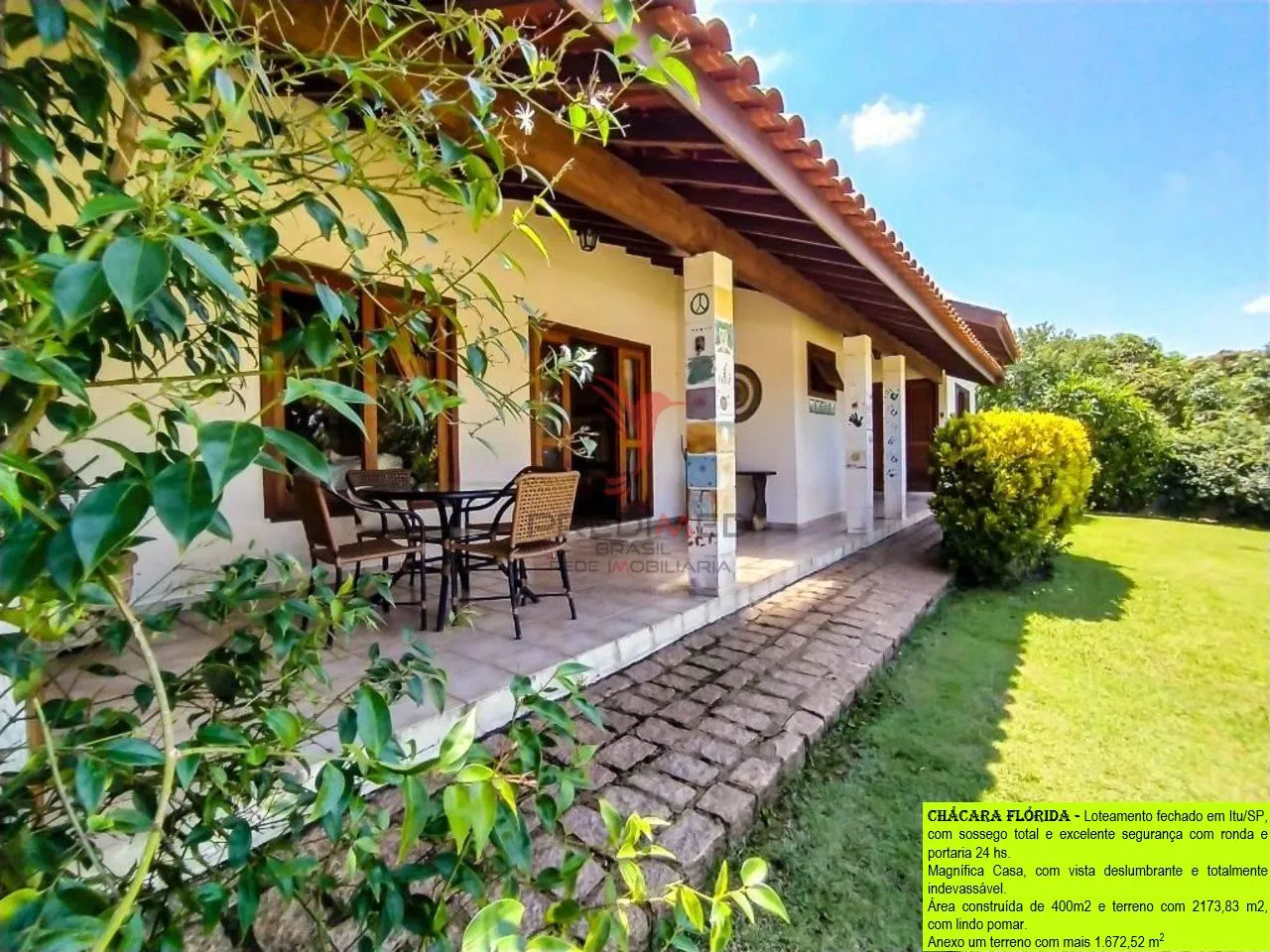 Imagem VENDO Magnífica Casa plana em Itu/SP, com piscina , vista deslumbrante e sossego total