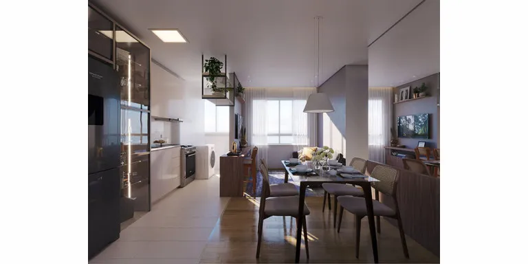 Apartamento com 2 Quartos à Venda, 45 m² em Santa Maria - Belo Horizonte