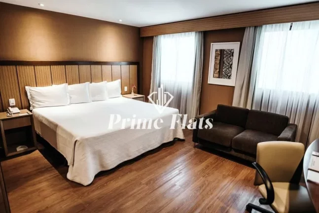 Imagem Flat disponível para venda no Wyndham Ibirapuera, com 27m², 1 dormitório e 1 vaga de garagem