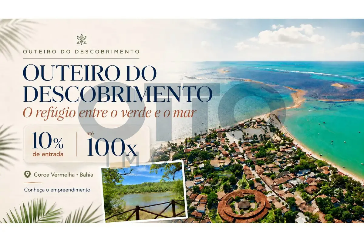 Foto do imóvel Terreno de 299 m² para venda em Praia do Mutá, Porto Seguro em R. Santa Cruz, 1 - Praia do Mutá, Porto Seguro - BA