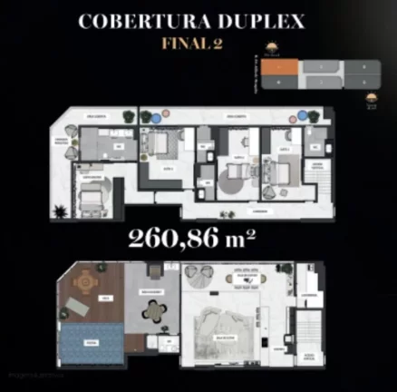 Imagem LANÇAMENTO!!! COBERTURA DUPLEX NA AVIAÇÃO 4 SUÍTES 5 VAGAS!!!