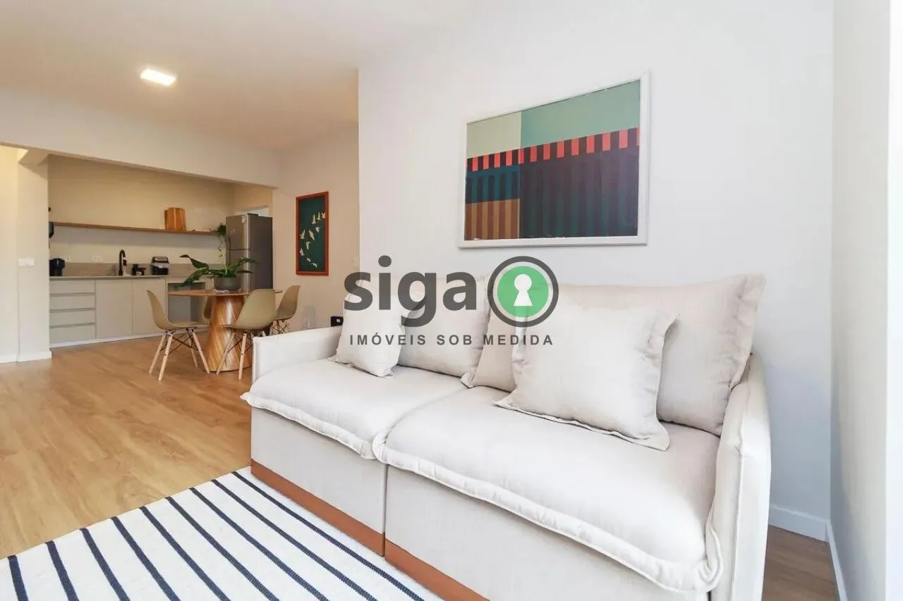 Imagem Apartamento á Venda no Brooklin - 51m². 1 vaga, 1 quarto - MOBILIADO