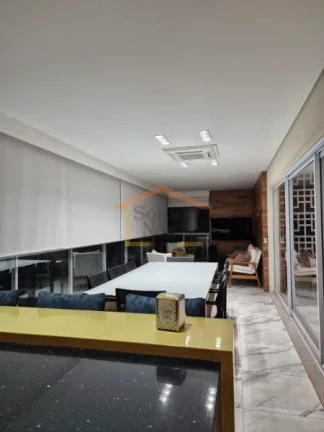 Imagem Apartamento de alto padrão, com 3 dormitórios, sendo 3 suítes, 3 vagas de garagem e uma elegante ...