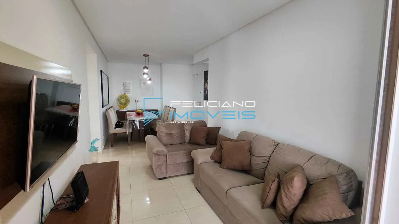 Imagem Apartamento com 2 quartos, Aviação, Praia Grande - R$ 625 mil, Cod: 6830