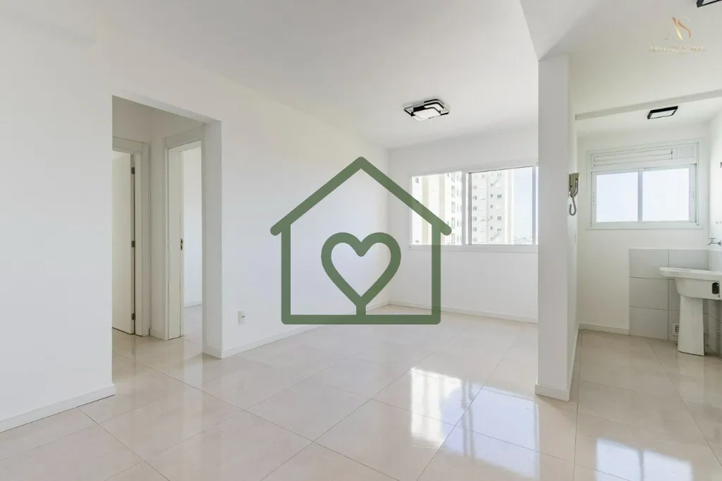 Imagem Apartamento de 2 dormitórios à venda no Residencial Rossi Mais, Humaitá, Porto Alegre. 
Com 51m²...