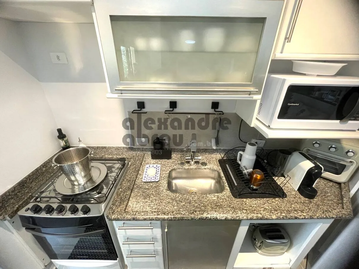 Imagem Apartamento todo mobiliado com terraço gourmet para locação no Morumbi