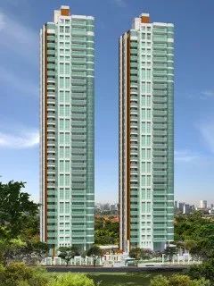 Imagem Apartamento de luxo à venda: 4 quartos, 4 suítes, 2 salas, 5 banheiros e 335m² na Vila Regente Feijó, São Paulo-SP - Condomínio Edifício Bauhaus Anália Franco.
