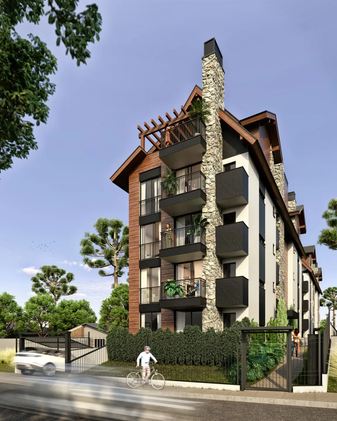 Imagem Apartamento à venda em Gramado, Carniel, com 1 quarto, 57.83m2