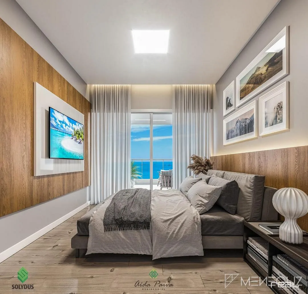 Imagem Aida Paiva - Empreendimento com apartamento com 2 e 3 quartos na quadra do mar
