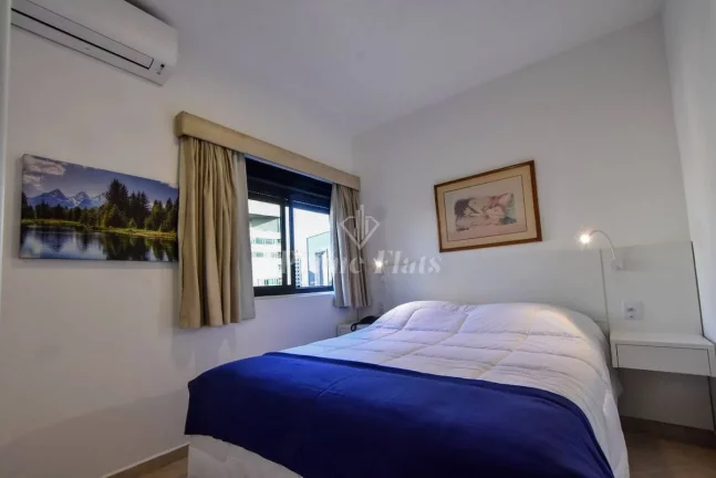 Imagem Flat disponível para venda no Golden Tower Residence no Itaim Bibi, com 43,55m², 1 dormitório e 1 vaga