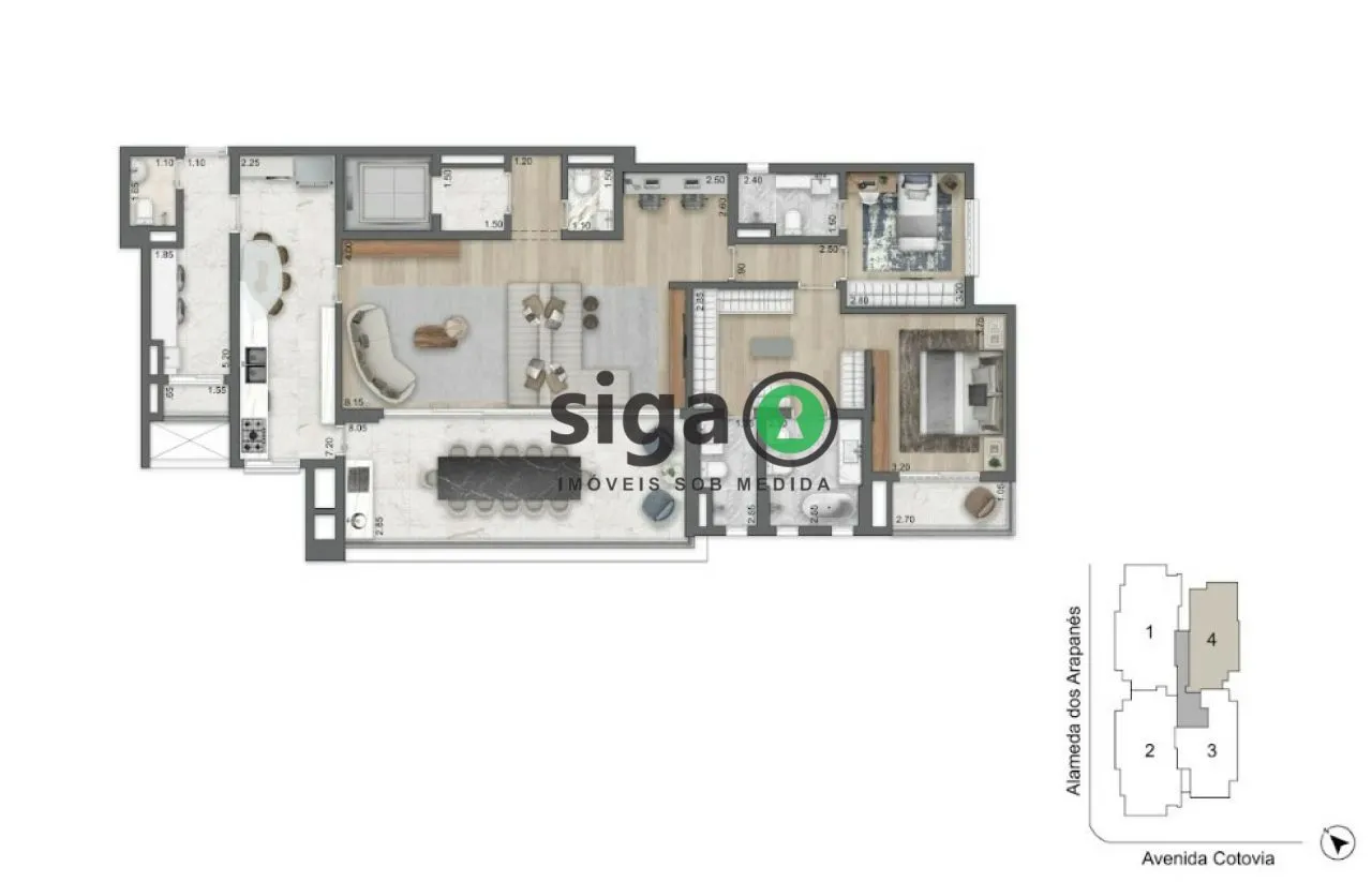 Imagem Apartamento para venda em Moema, São Paulo - SP