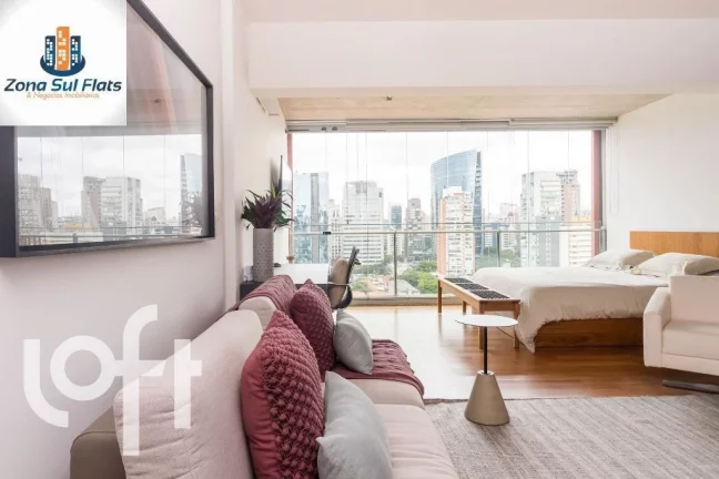Imagem Apartamento Mobiliado à Venda No Itaim Bibi Com 1 Dormitório e 1 Vaga