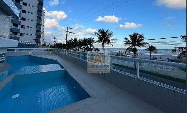 Foto do imóvel Lindo Apartamento com Vista ao Mar, 1 Suíte, Maracanã - Praia Grande