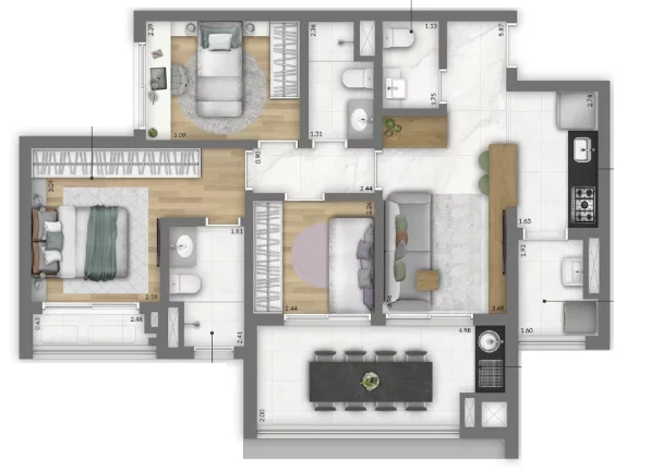 Imagem Apartamento à venda no bairro Vila Clementino - São Paulo/SP