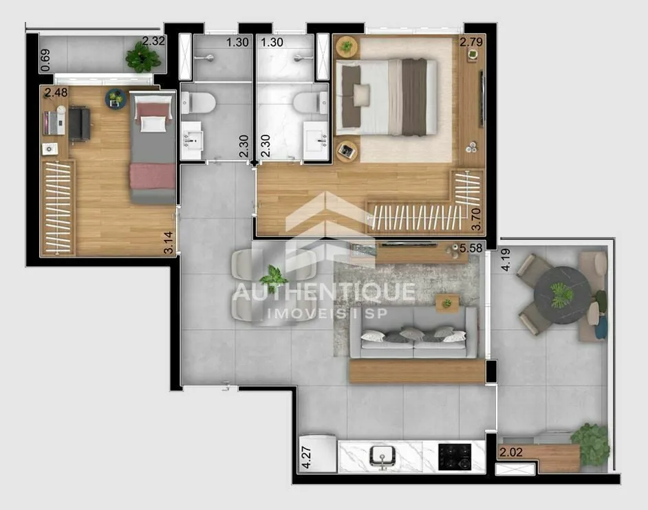 Imagem AURORA SAUDE - Apartamento à venda em São Paulo/SP