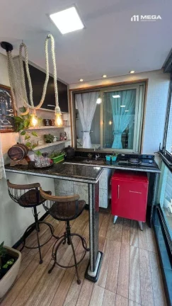 Imagem Apartamento Pé na Areia com 3 dormitórios à venda, 120 m² por R$ 1450 - Praia de Itaparica - Vila Velha/ES