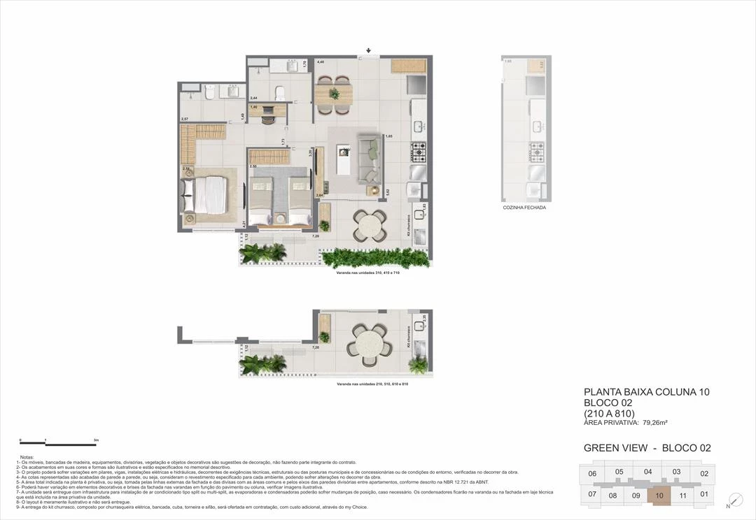 Foto do imóvel: Apartamento com 2 Quartos à Venda, 67 m² em Barra da Tijuca - Rio de Janeiro