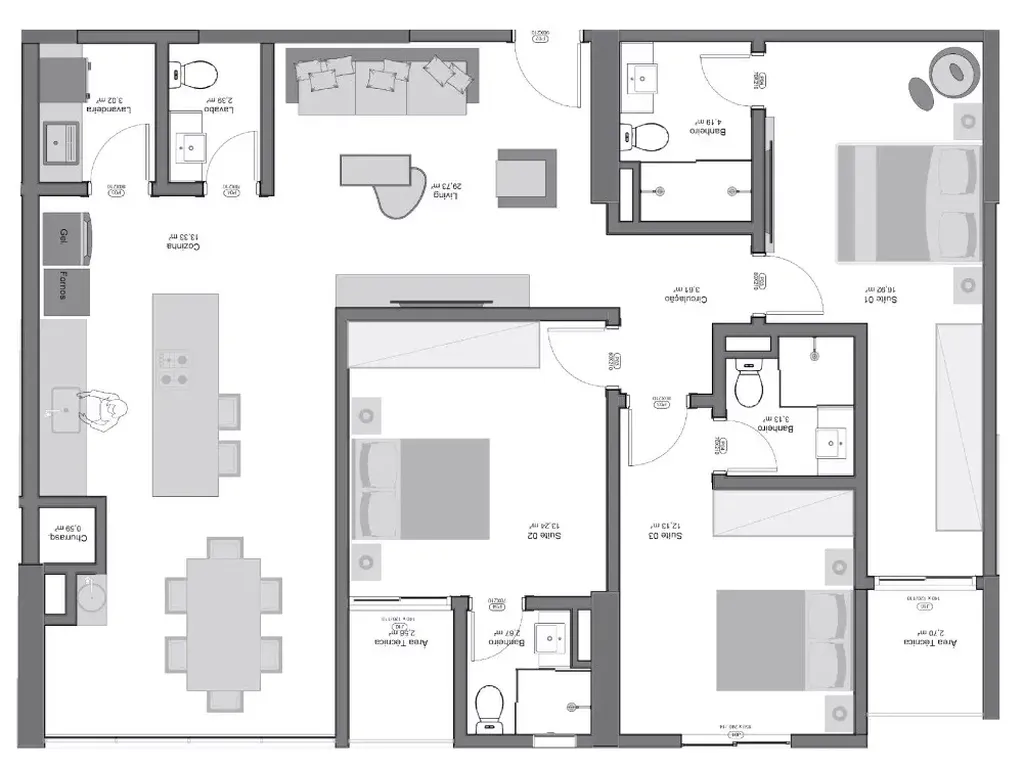 Imagem APARTAMENTO RESIDENCIAL em Porto Belo - SC, Perequê