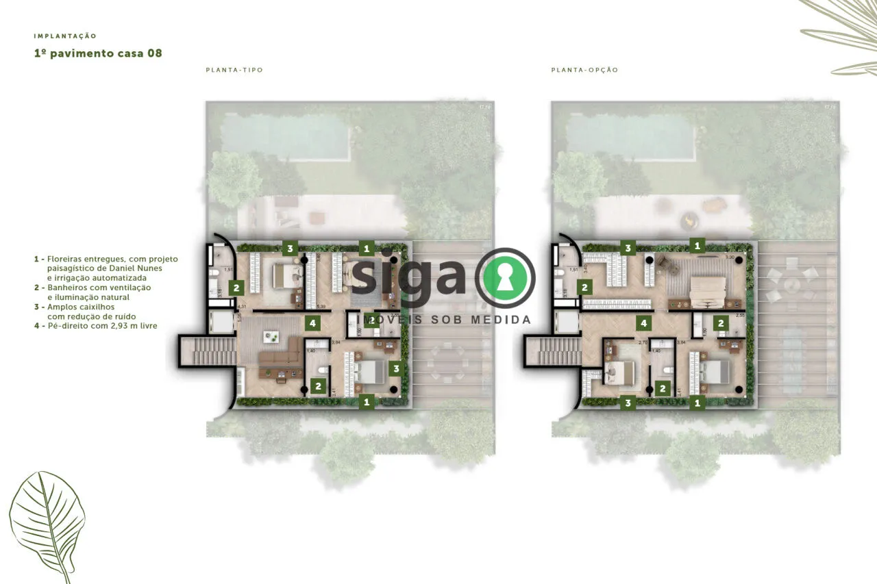 Imagem Casas em condomínio à Venda , no contrapiso, com 4 suites, a partir de 697m², entrega em 06/2026