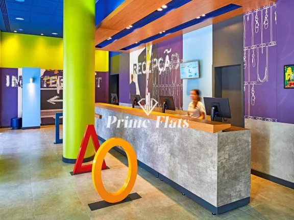 Imagem Flat disponível para venda no Hotel íbis budget Paulista, com 12m², 1 dormitório e 1 vaga