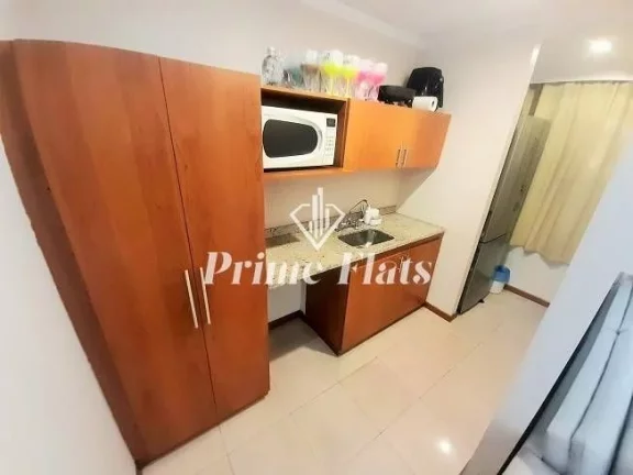 Imagem Flat disponível para locação no Quality Suítes Long Stay Vila Olímpia, com 48m², 2 dormitórios e 1 vaga
