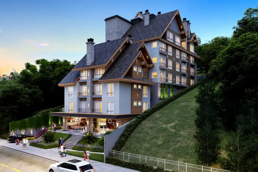 Imagem Apartamento à venda em Gramado, Floresta, com 2 quartos, 76.87m2