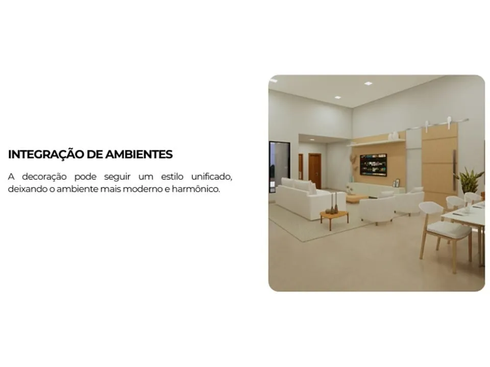 Imagem Uma Residência Térrea Unifamiliar em Pindamonhangaba, Projetada com Materiais de Alta Qualidade e Acabamentos Modernos, Pronta para Receber sua Famíli