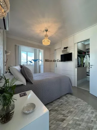 Imagem Lindo Apartamento para Venda, com 128m², 3 suítes, 3 vagas, Varanda Gourmet, Centro de Santo André