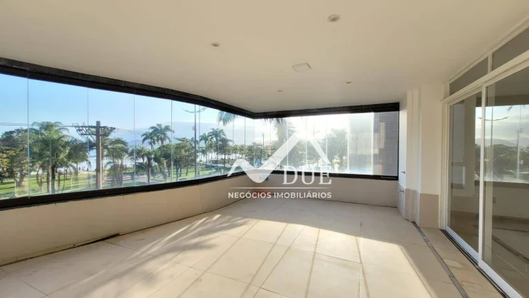Apartamento com 4 suites frnete Mar à venda, 445 m² por R$ 4.500.000 - Aparecida - Santos/SP
