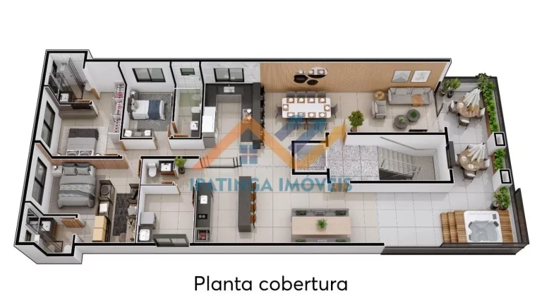 Imagem Cobertura de alto padrão no bairro Canaã na melhor localização do bairro!