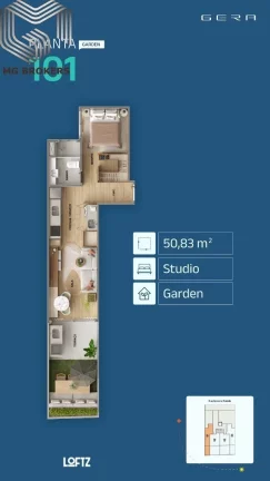 Imagem Apartamento à venda na Gávea, Rio de Janeiro - 1 quarto, 1 sala, 38m² de área - Imperdível oportunidade!